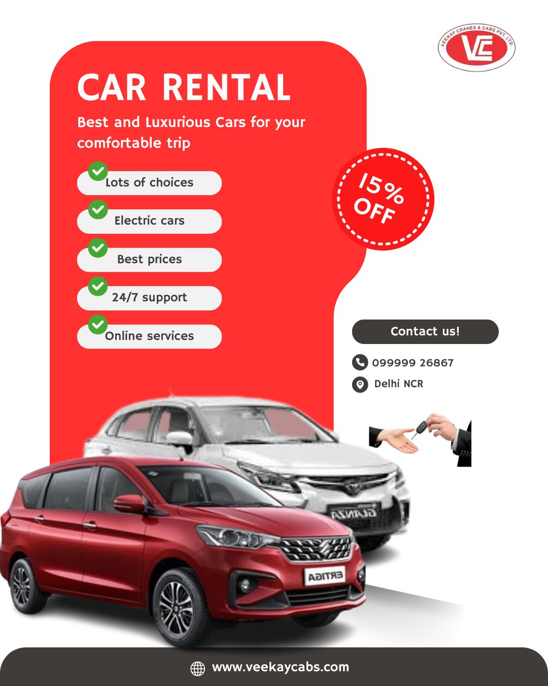 Affordable Self-Drive Car Rental in Delhi | Noida | Ghaziabad | Greater Noida 